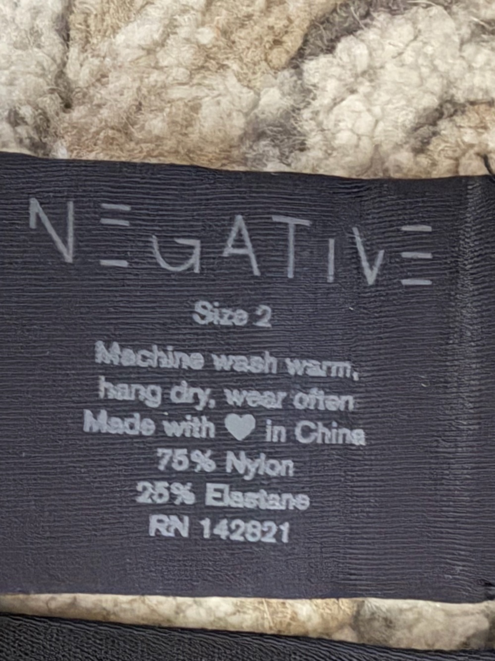 Negative Black Silky Nursing Bra. Size 2. See photos for sizing info. NWT. - Picture 6 of 7